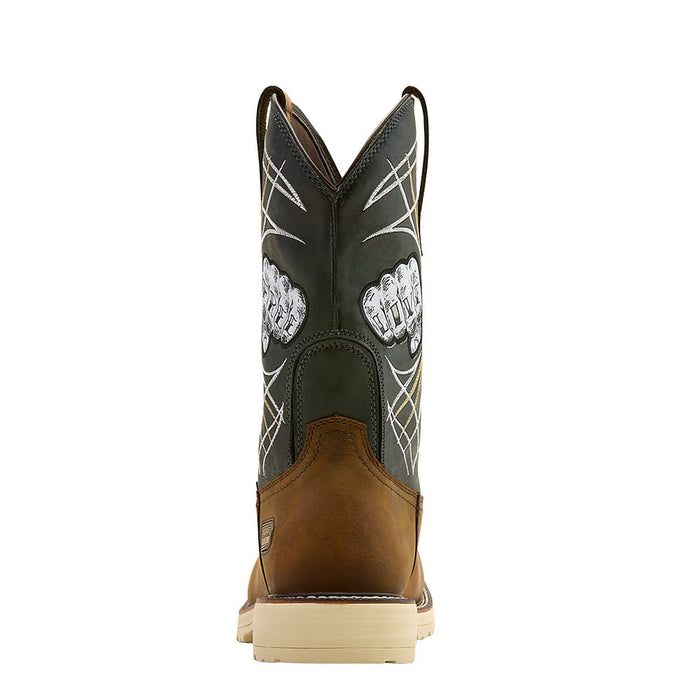 Ariat Men's Activator Live Free 11In Brown Wide Square Steel Toe Work Boot