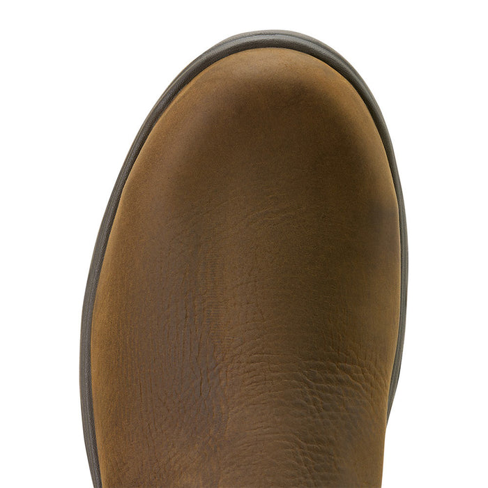 Ariat Men's Turbo Duratread 11In Brown Waterproof Carbon Round Toe Work Boot