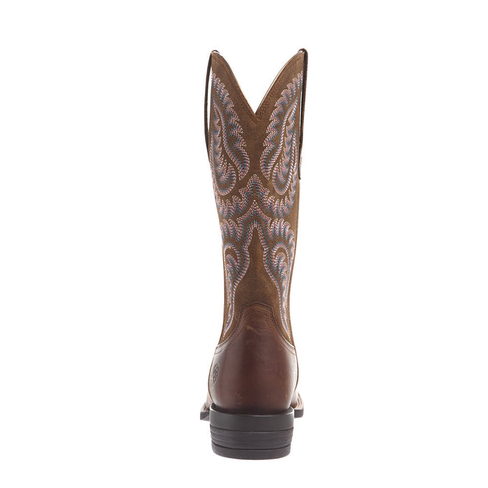 Ariat Women's Cattle Caite Distressed Brown Vamp 12in Matching Top Boot