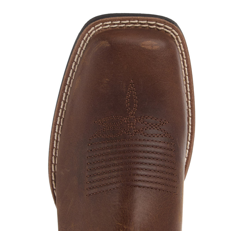 Ariat Women's Cattle Caite Distressed Brown Vamp 12in Matching Top Boot
