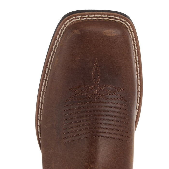 Ariat Women's Cattle Caite Distressed Brown Vamp 12in Matching Top Boot
