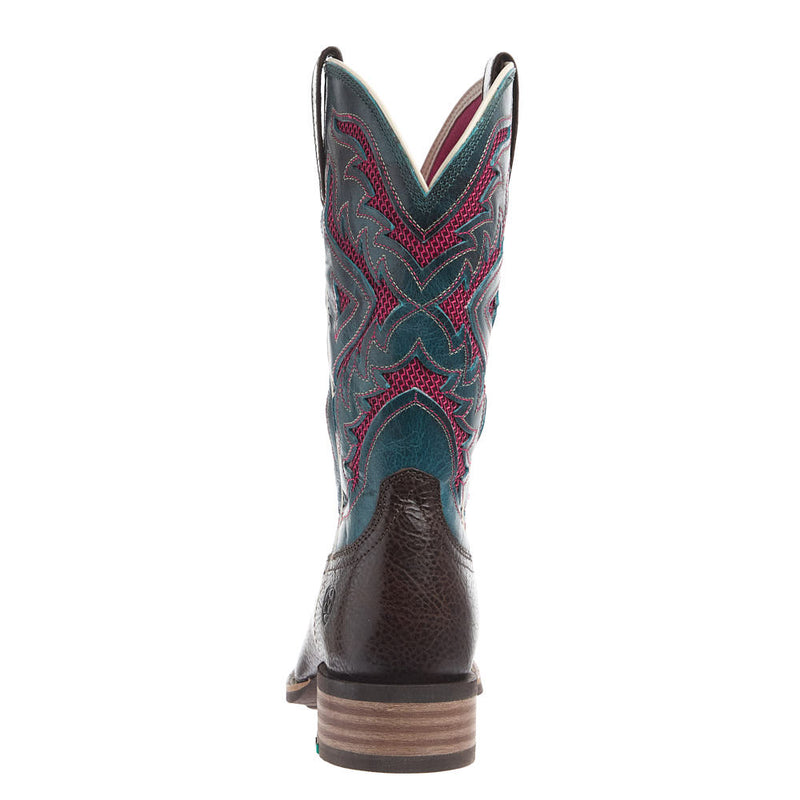 Ariat Women's VentTek Chocolate Chip Vamp 11in Loyal Blue Top Boot