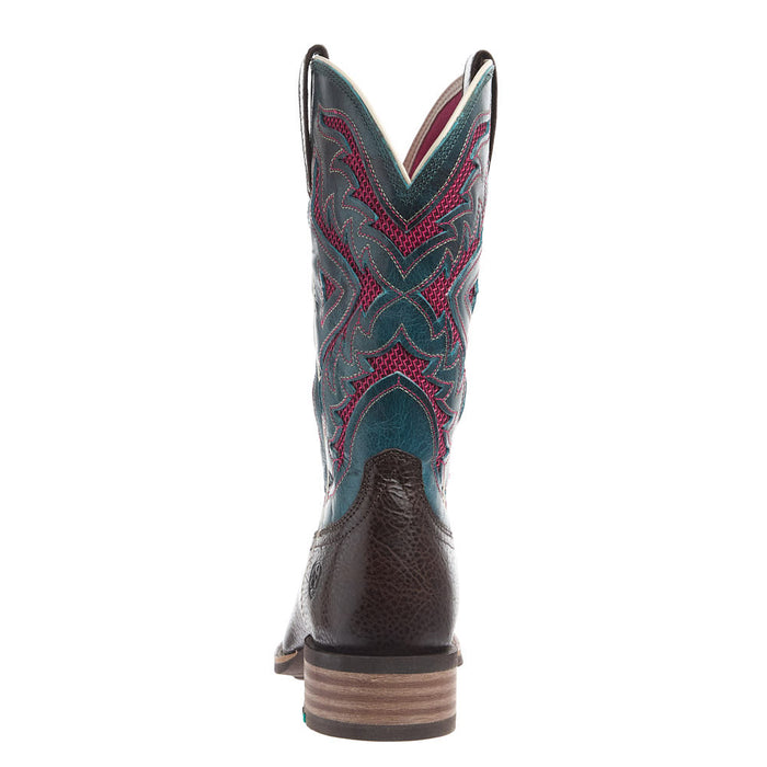 Ariat Women's VentTek Chocolate Chip Vamp 11in Loyal Blue Top Boot