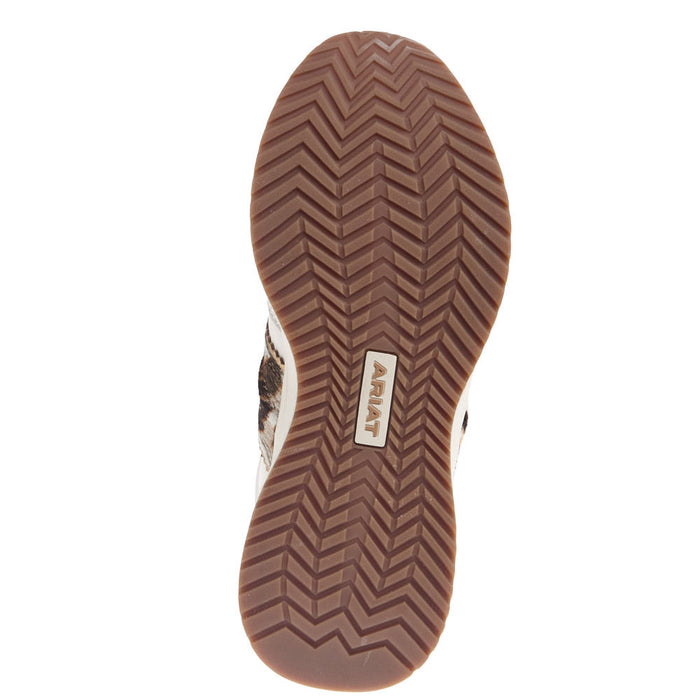 Ariat Women's Cream Dusty Taupe Suede Ranch Runner