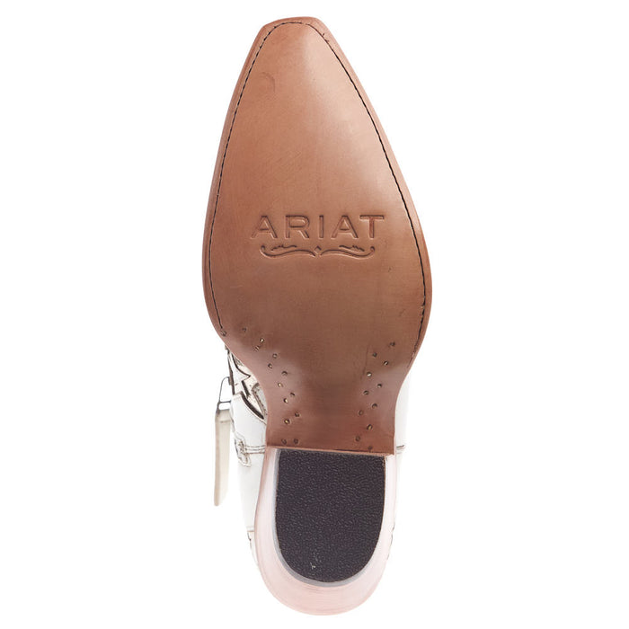 Ariat Women's Casanova Star Ivory Pearl Vamp 16in.in Matching Top Boot