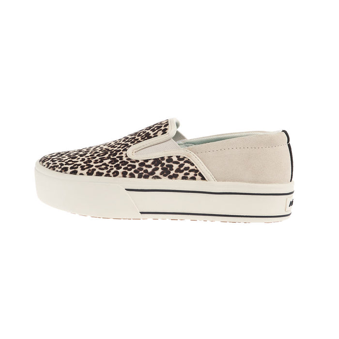 Ariat Women's Skylar Cream Cheetah Hair On Slip On Casual