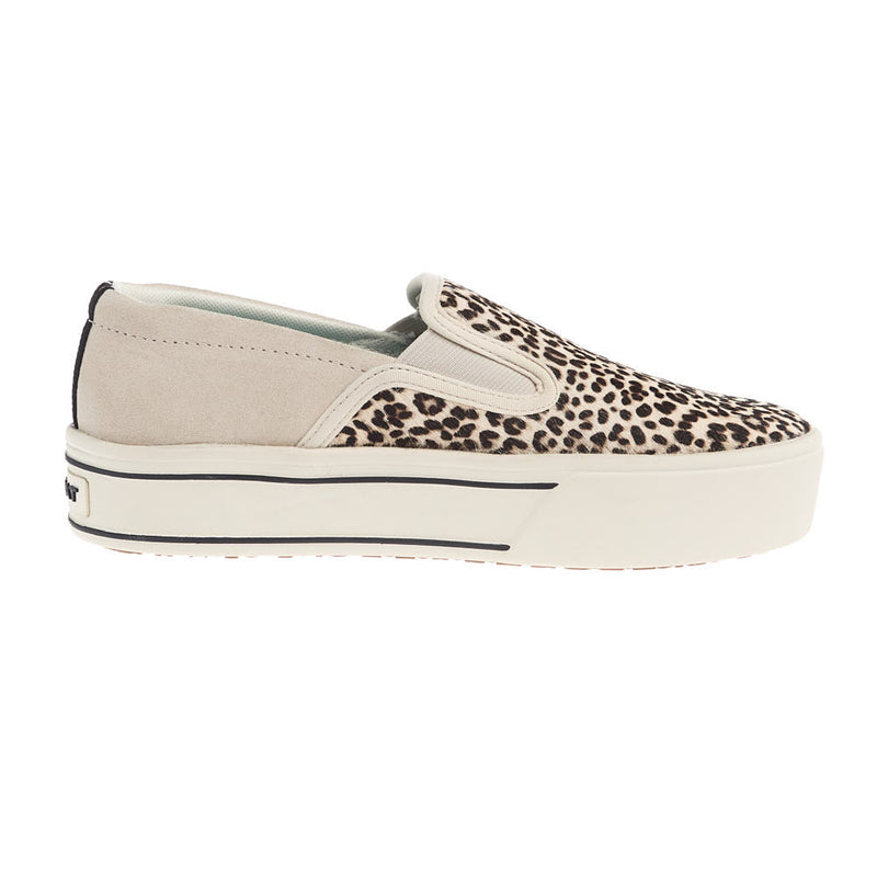 Ariat Women's Skylar Cream Cheetah Hair On Slip On Casual