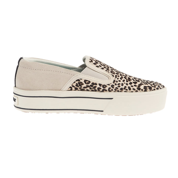 Ariat Women's Skylar Cream Cheetah Hair On Slip On Casual