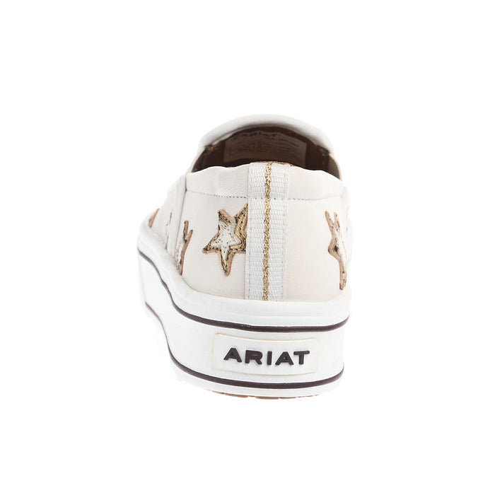 Ariat Women's Skylar Star Ivory Pearl Slip On Casual