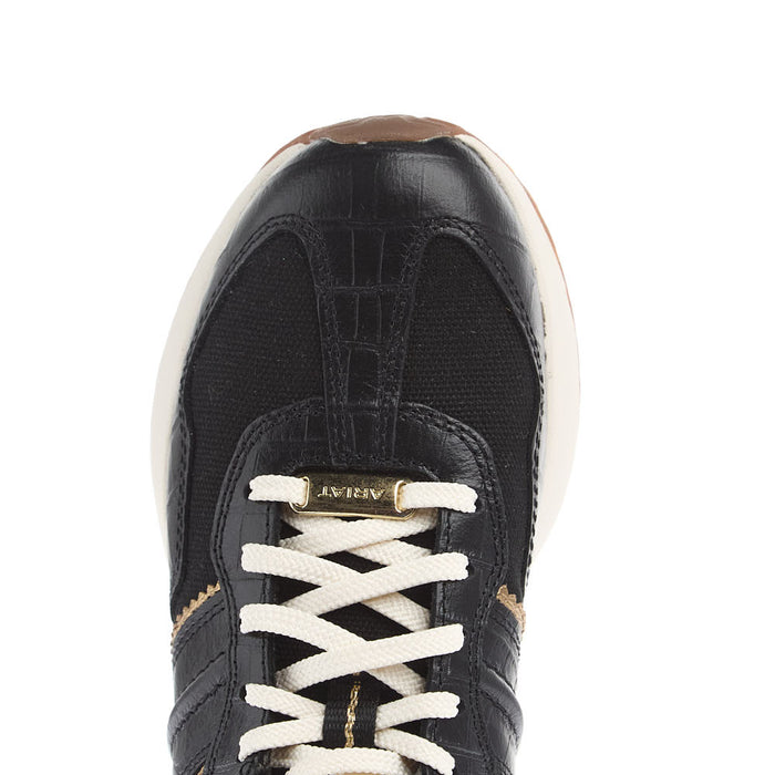 Ariat Women's Black Lux Caviar Croc Print Ranch Runner