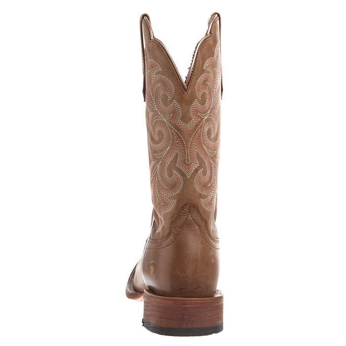 Ariat Women's County Lane Natural Tan Vamp 11in Matching Top Boot
