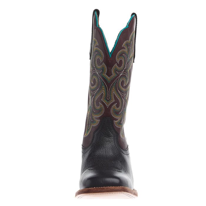 Ariat Women's County Lane Basic Black Vamp 11in. Deep Purple Top Boot