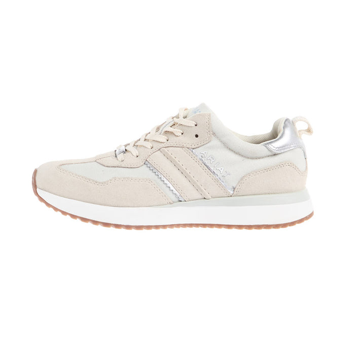 Ariat Women's Ranch Runner Butter Cream Suede Tennis Shoe