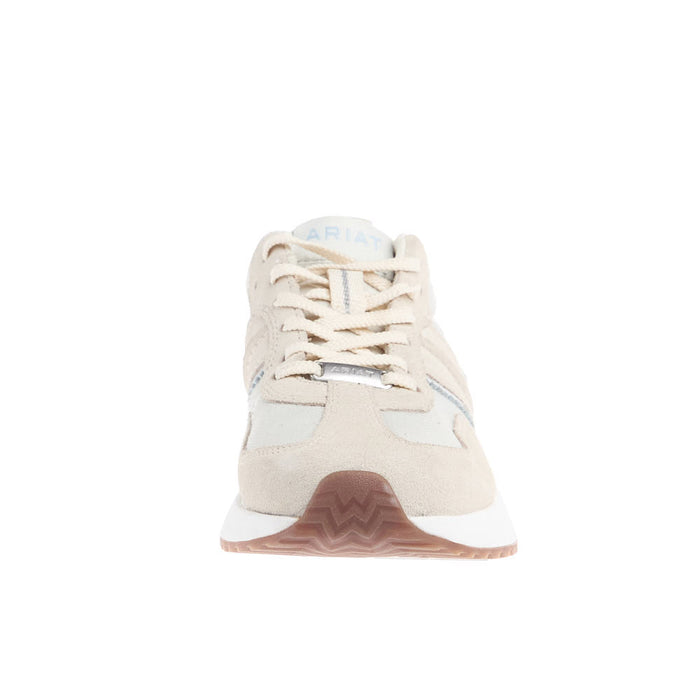 Ariat Women's Ranch Runner Butter Cream Suede Tennis Shoe
