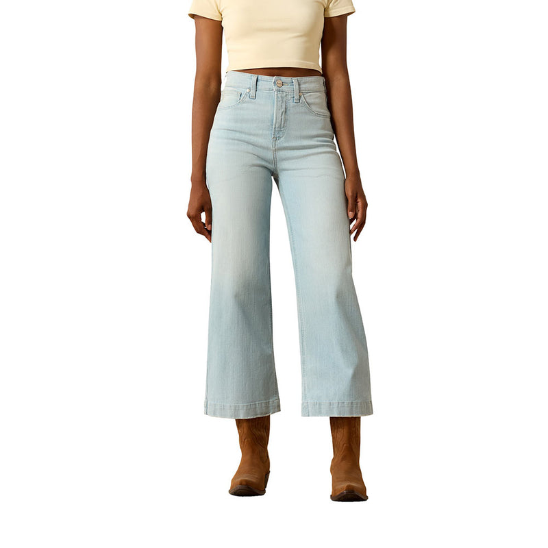 Ariat Women's Clare Perfect Rise Crop Wide Leg Jeans