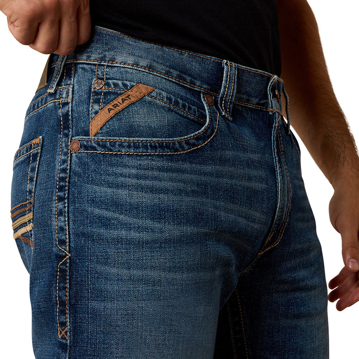 Ariat Men's M4 Relaxed Thornton Boot Cut Heath Jeans