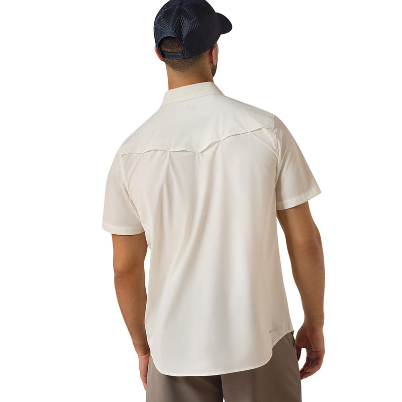 Ariat Men's White 4 Way Stretch VentTek Shirt