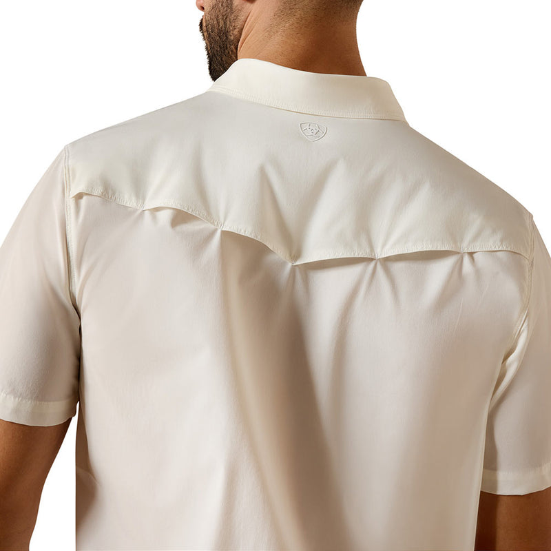 Ariat Men's White 4 Way Stretch VentTek Shirt