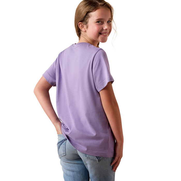 Ariat Girl's Lavender Dirt Is Glitter Tee Shirt