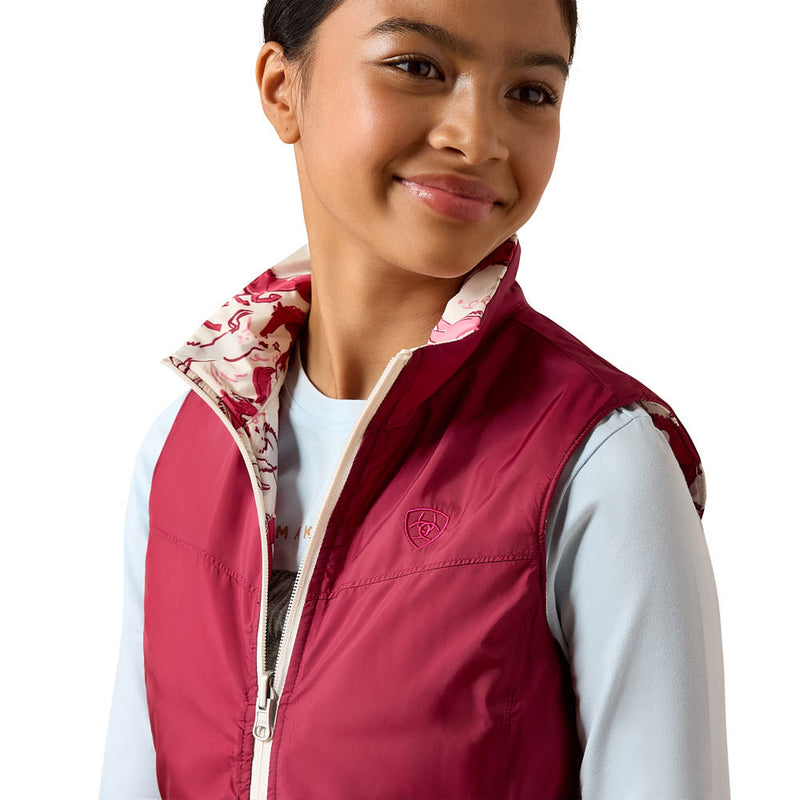Ariat Girl's Vanilla Ice Bella Reversible Vest