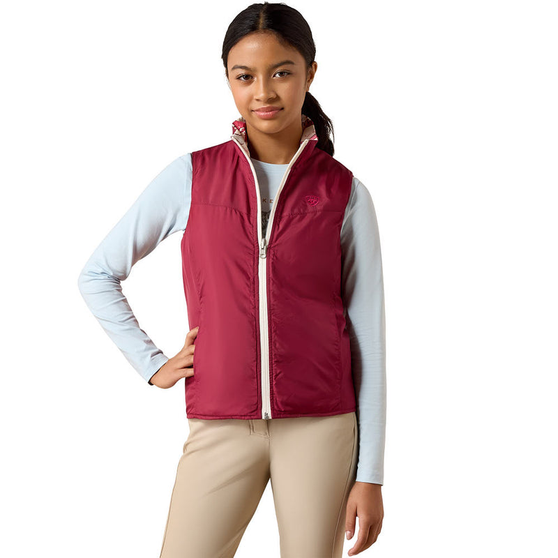 Ariat Girl's Vanilla Ice Bella Reversible Vest