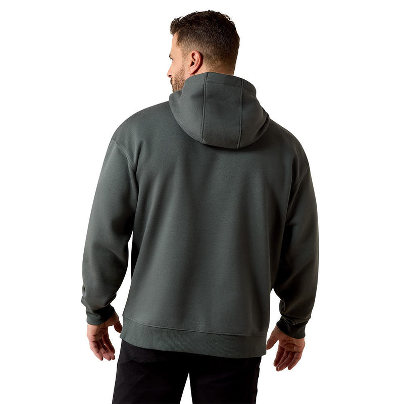 Ariat Men's Steel Green & Black Rebar Graphic Hoodie