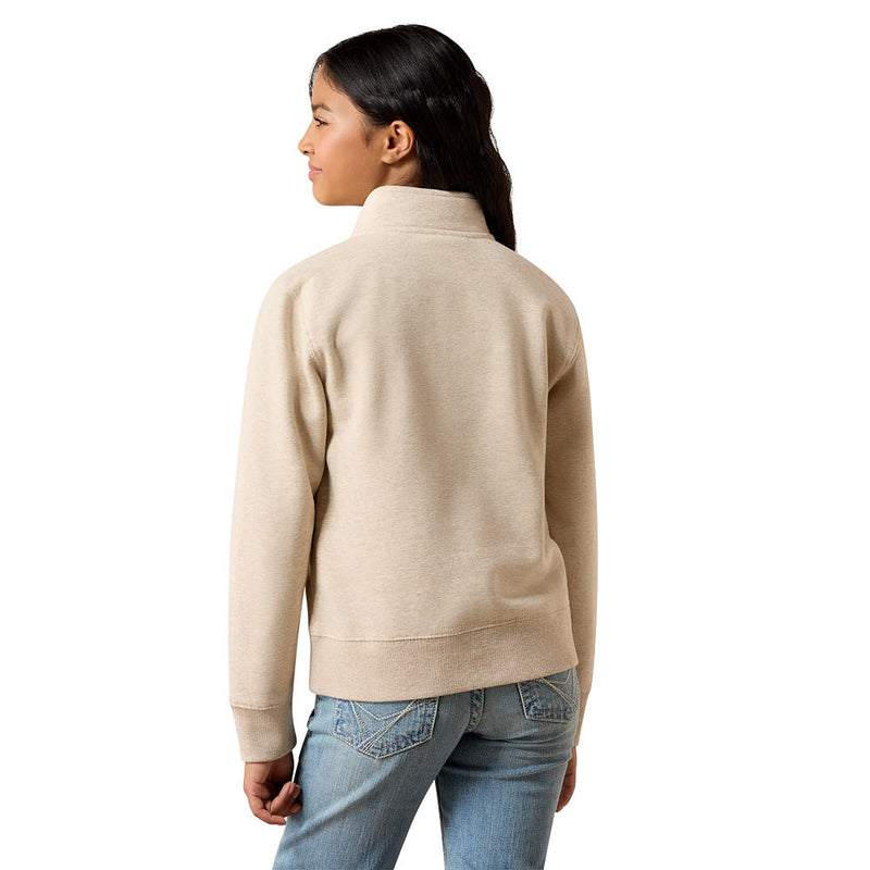 Ariat Girl's Oatmeal Running Wild Sweatshirt