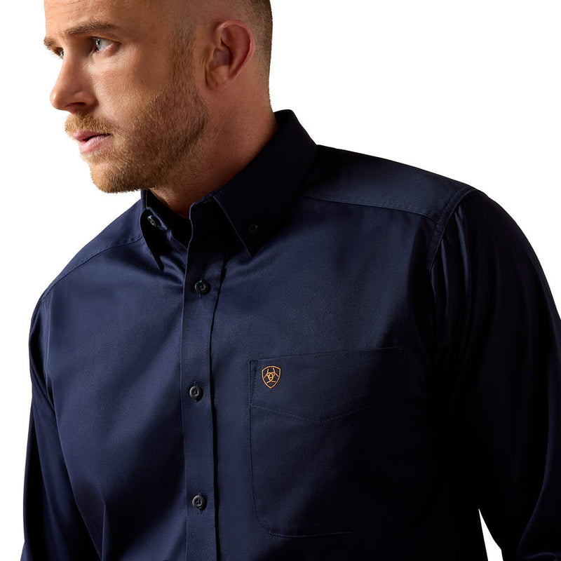 Ariat Men's Navy Solid Classic Shirt