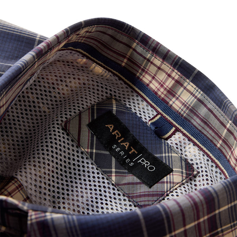 Ariat Men's Pro Series Jaren Oceana Plaid Shirt