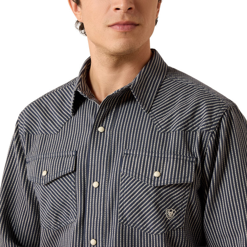 Ariat Men's Ombre Blue Retro Haywood Shirt