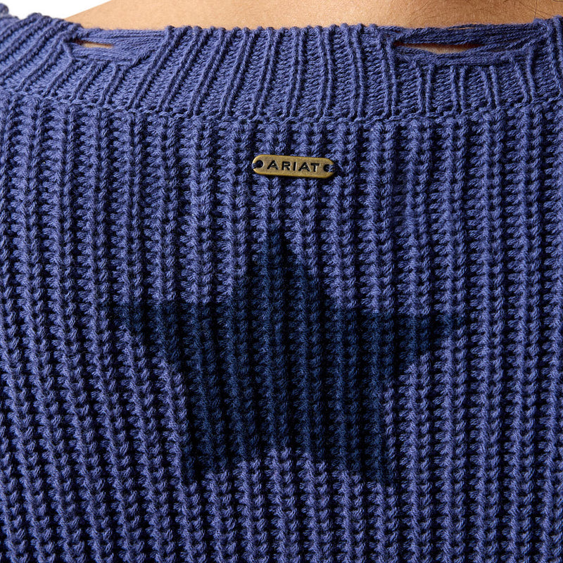 Ariat Women's Indigo Knit Americana Sweater