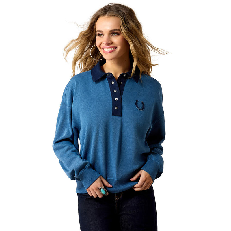 Ariat Women's Indigo Hold Your Horses Sweatshirt