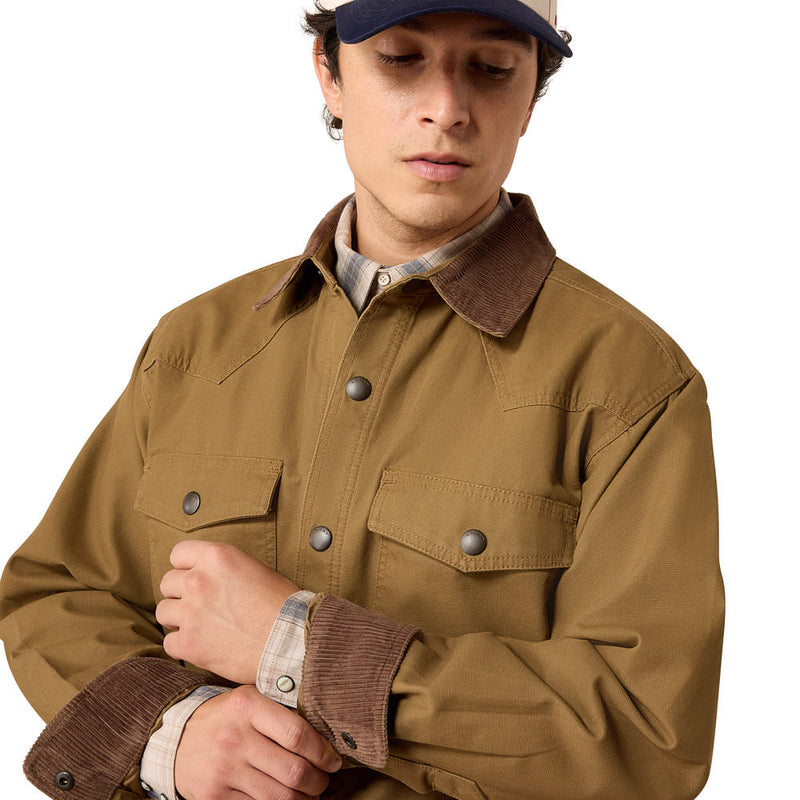 Ariat Men's Kangaroo Retro Canvas Shirt Jacket