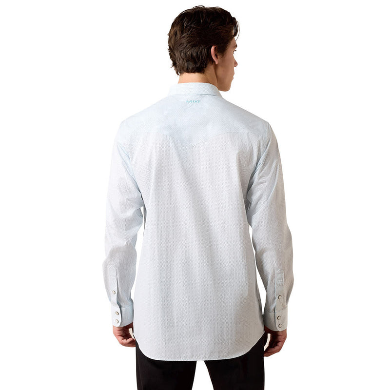 Ariat Men's Wrinkle Free Brennon Geo Print Shirt