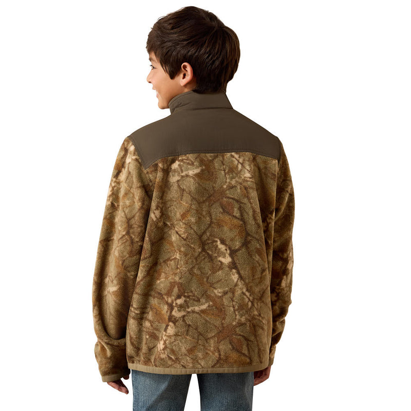 Ariat Boy's Savannah Tan Camo Basis Sweatshirt