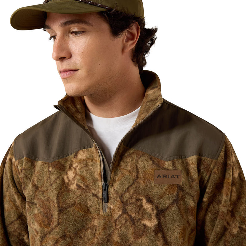 Ariat Men's Savannah Tan Camo Basic Sweater