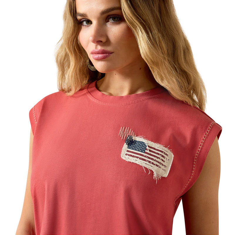Ariat Women's Red Americana Tee Shirt