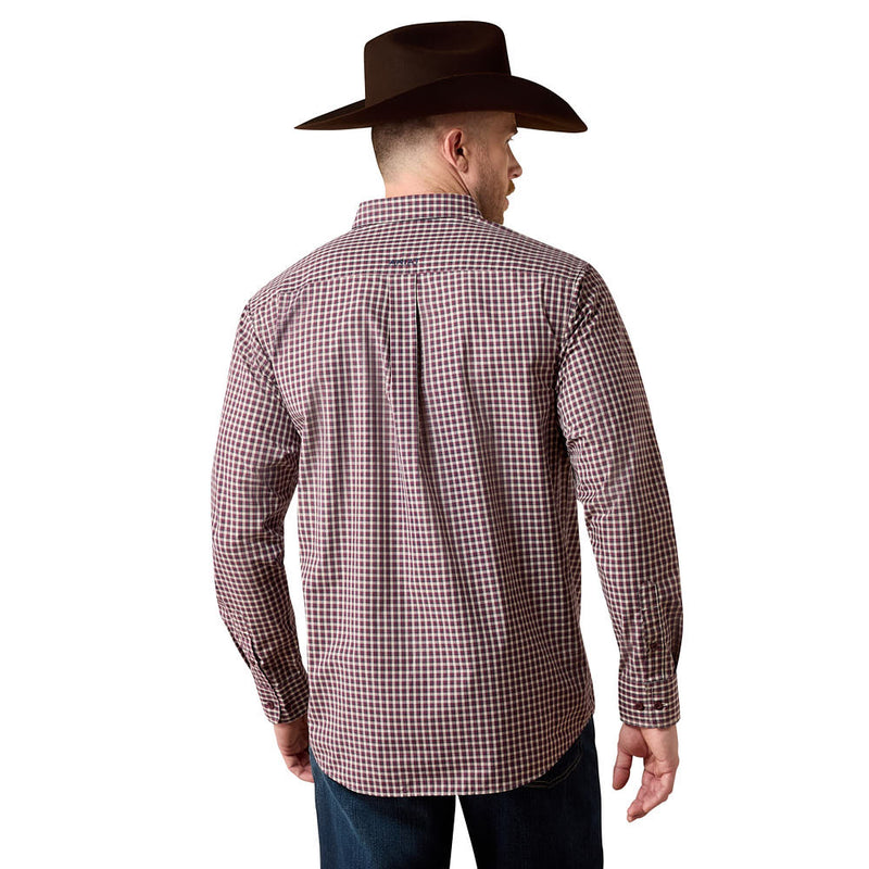 Ariat Men's Pro Series Blue Night Plaid Jarvis Shirt