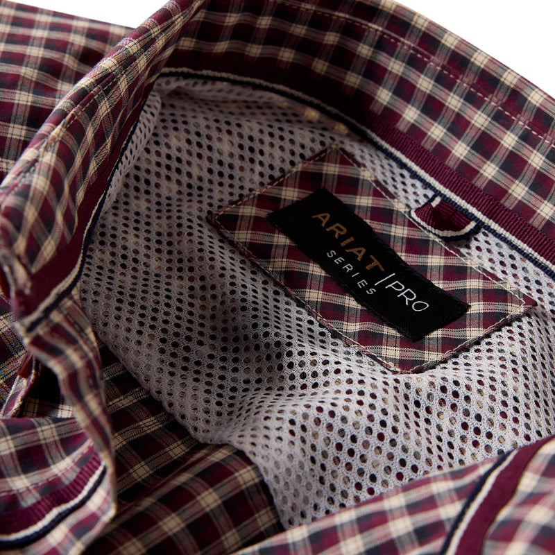Ariat Men's Pro Series Blue Night Plaid Jarvis Shirt
