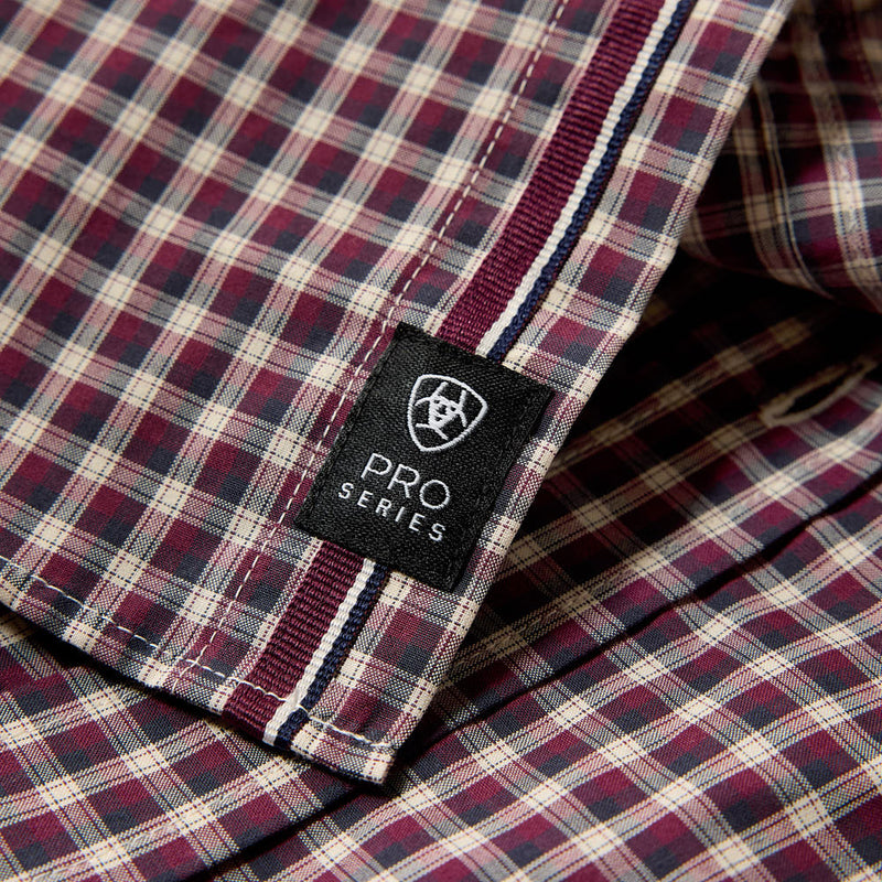 Ariat Men's Pro Series Blue Night Plaid Jarvis Shirt