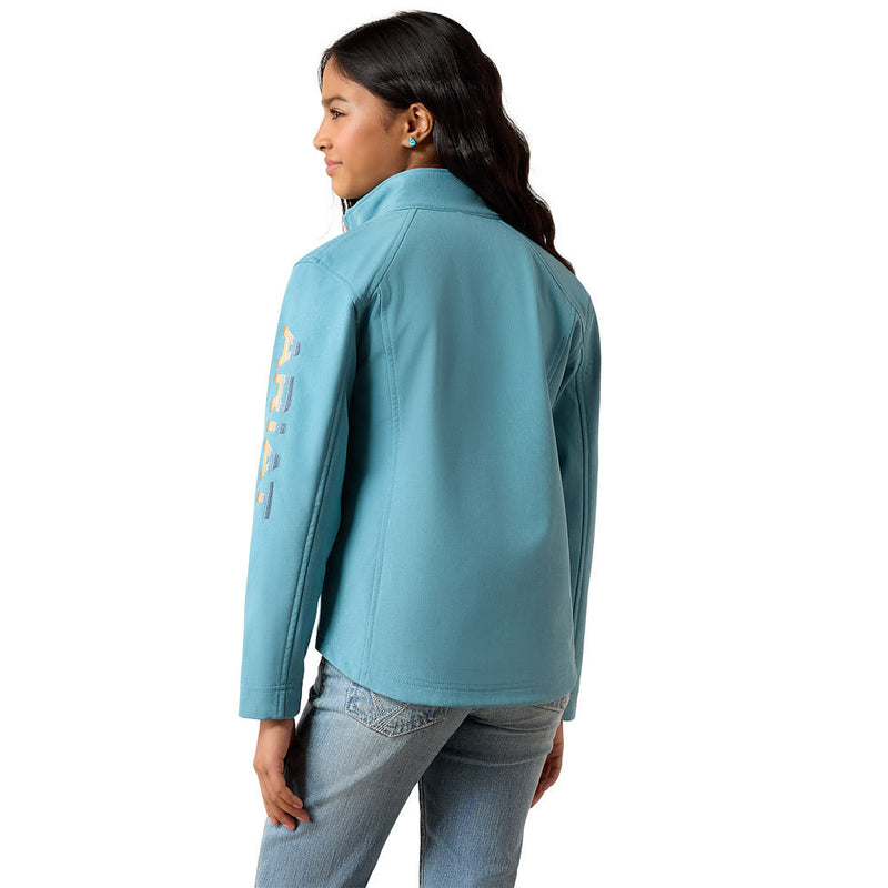 Ariat Girl's Adriatic Blue Logo Jacket