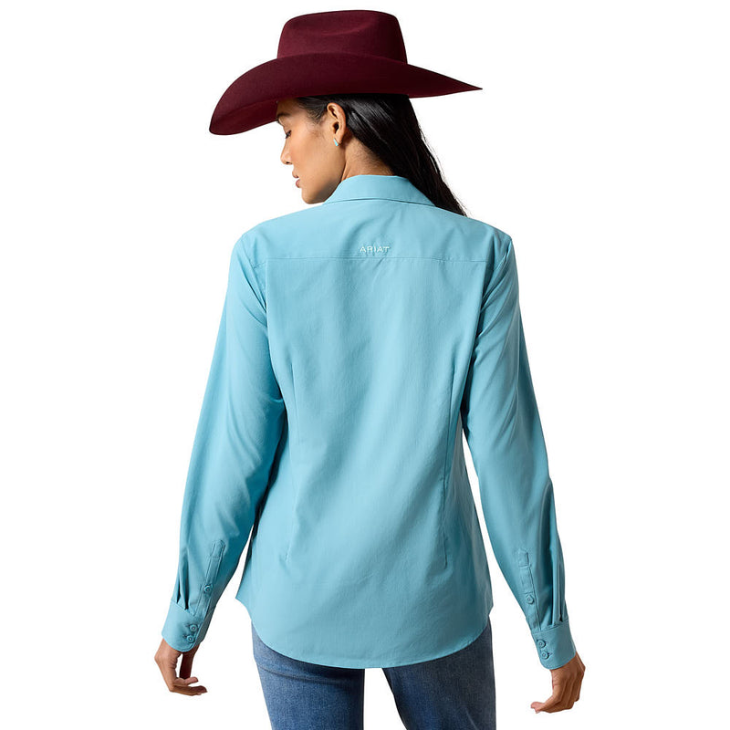 Ariat Women's Adriatic Blue Kirby Pro Shirt