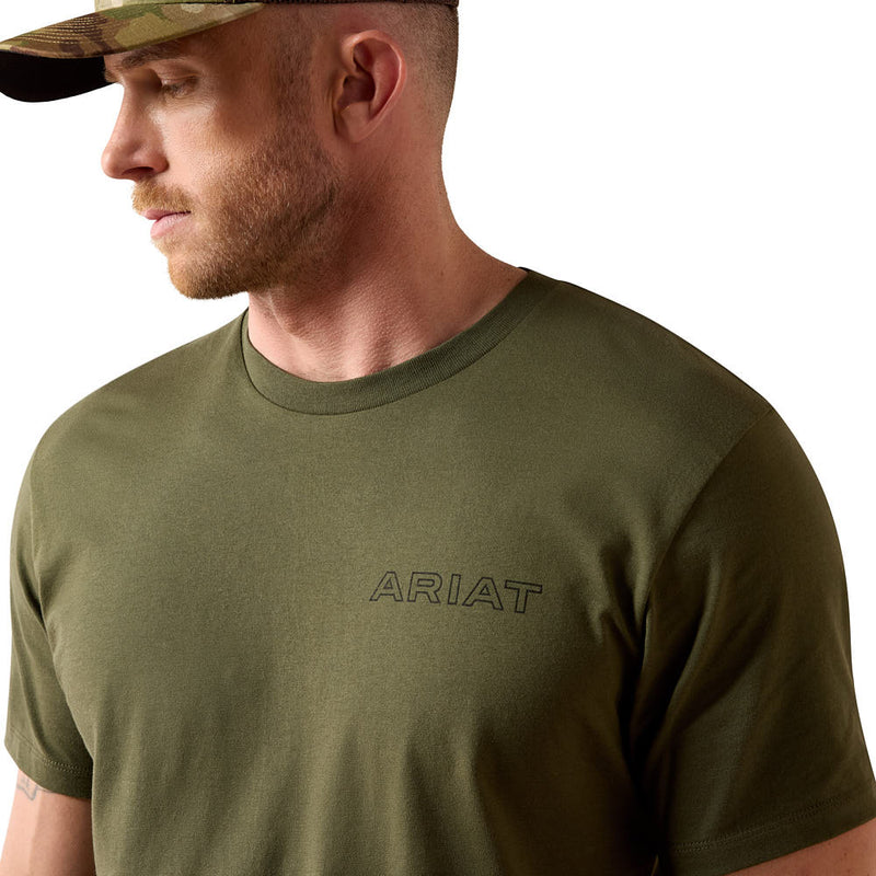 Ariat Men's Rust Serape Shield Tee Shirt