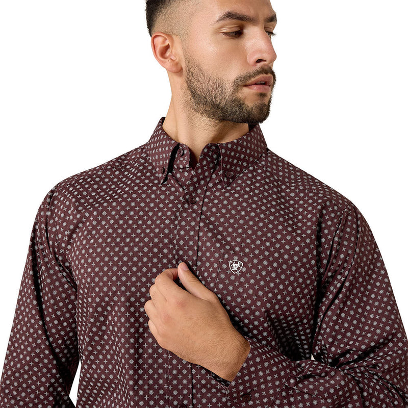 Ariat Men's Fudge Medallion Print Contstantine Shirt