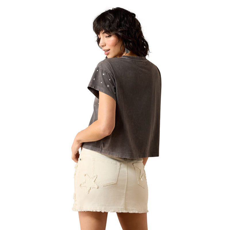 Ariat Women's Carbon Copy Star Studded Tee Shirt