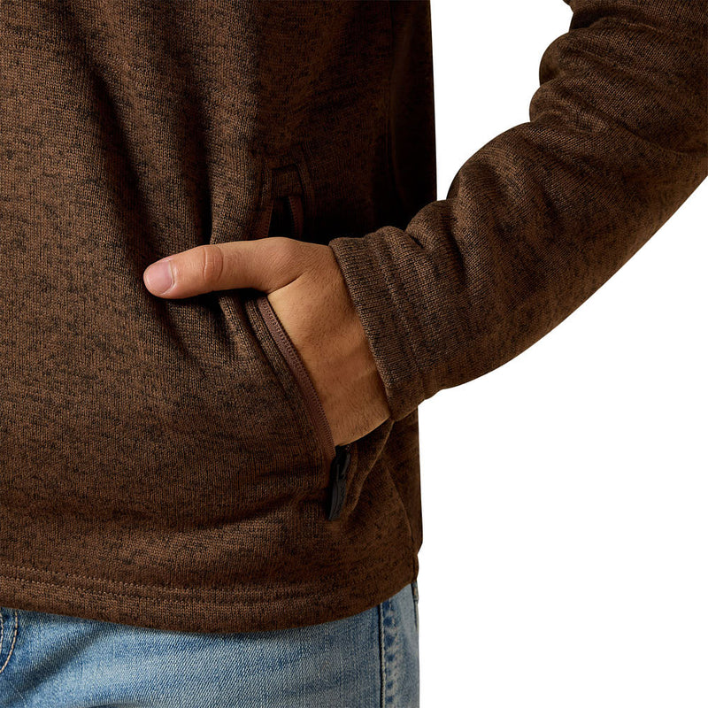Ariat Men's Carafe Caldwell Quarter Zip Sweatshirt