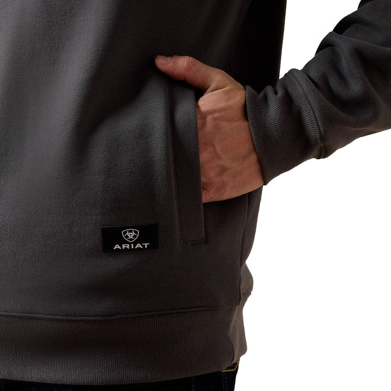 Ariat Men's Dark Shadow Core Quarter Zip Sweatshirt