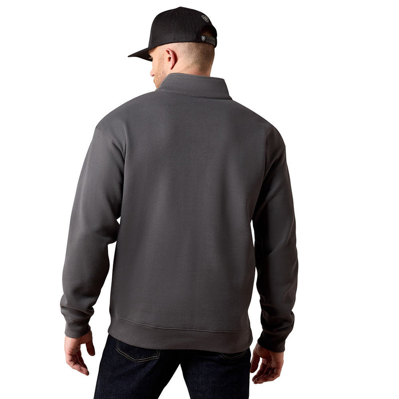 Ariat Men's Dark Shadow Core Quarter Zip Sweatshirt