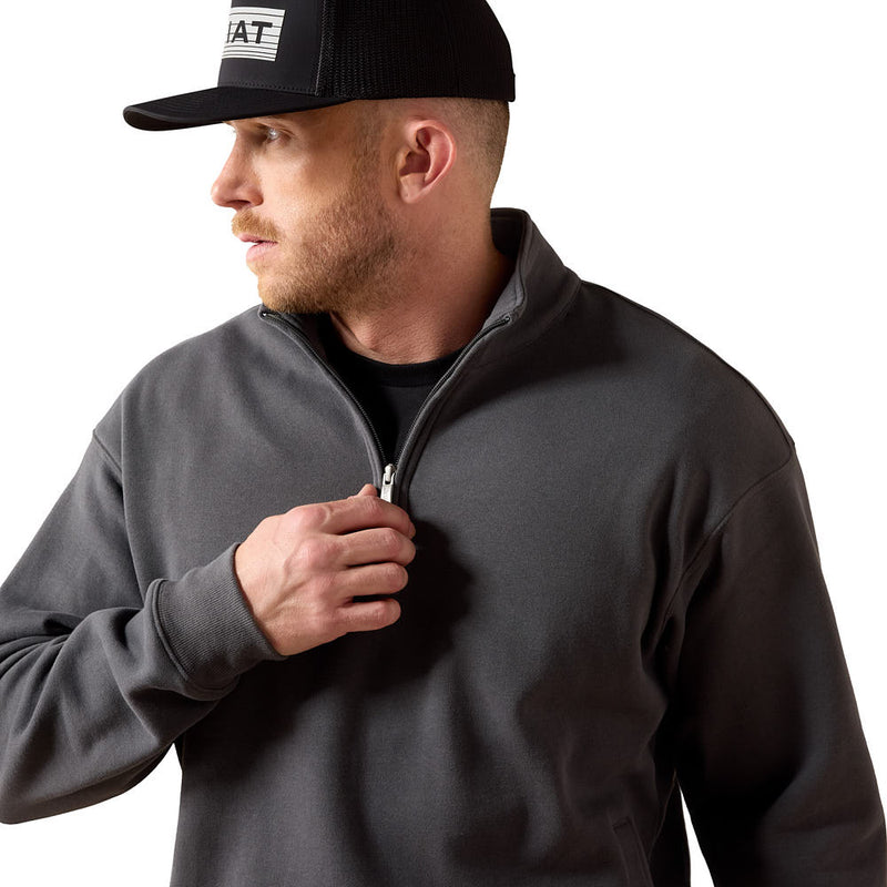 Ariat Men's Dark Shadow Core Quarter Zip Sweatshirt