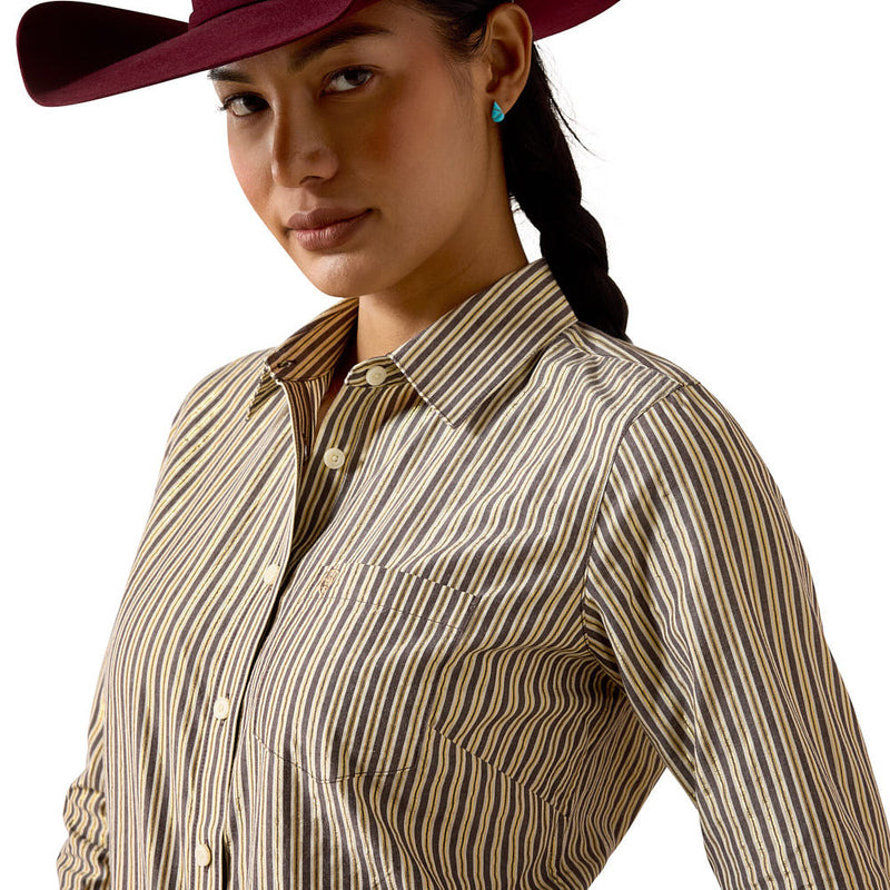 Ariat Women's Chocolate Plum Kirby Shirt